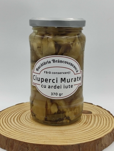 Ciuperci Murate cu Ardei Iute, 370g