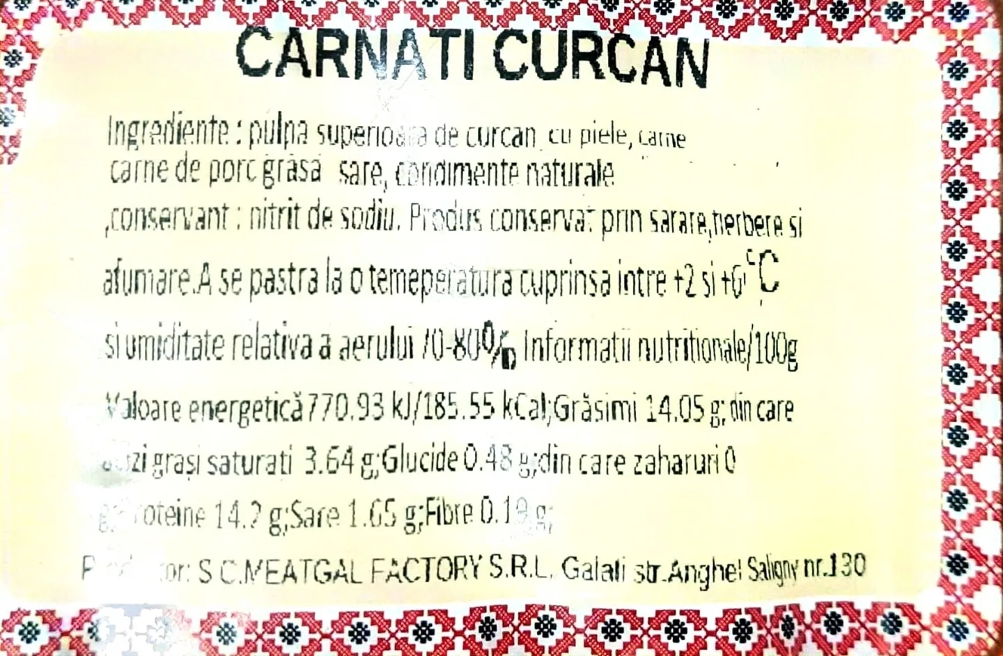 Cârnați de Curcan | La Petreuș aprox 300g - imagine 2