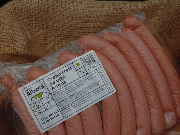 Cremwurști de Vită Angus