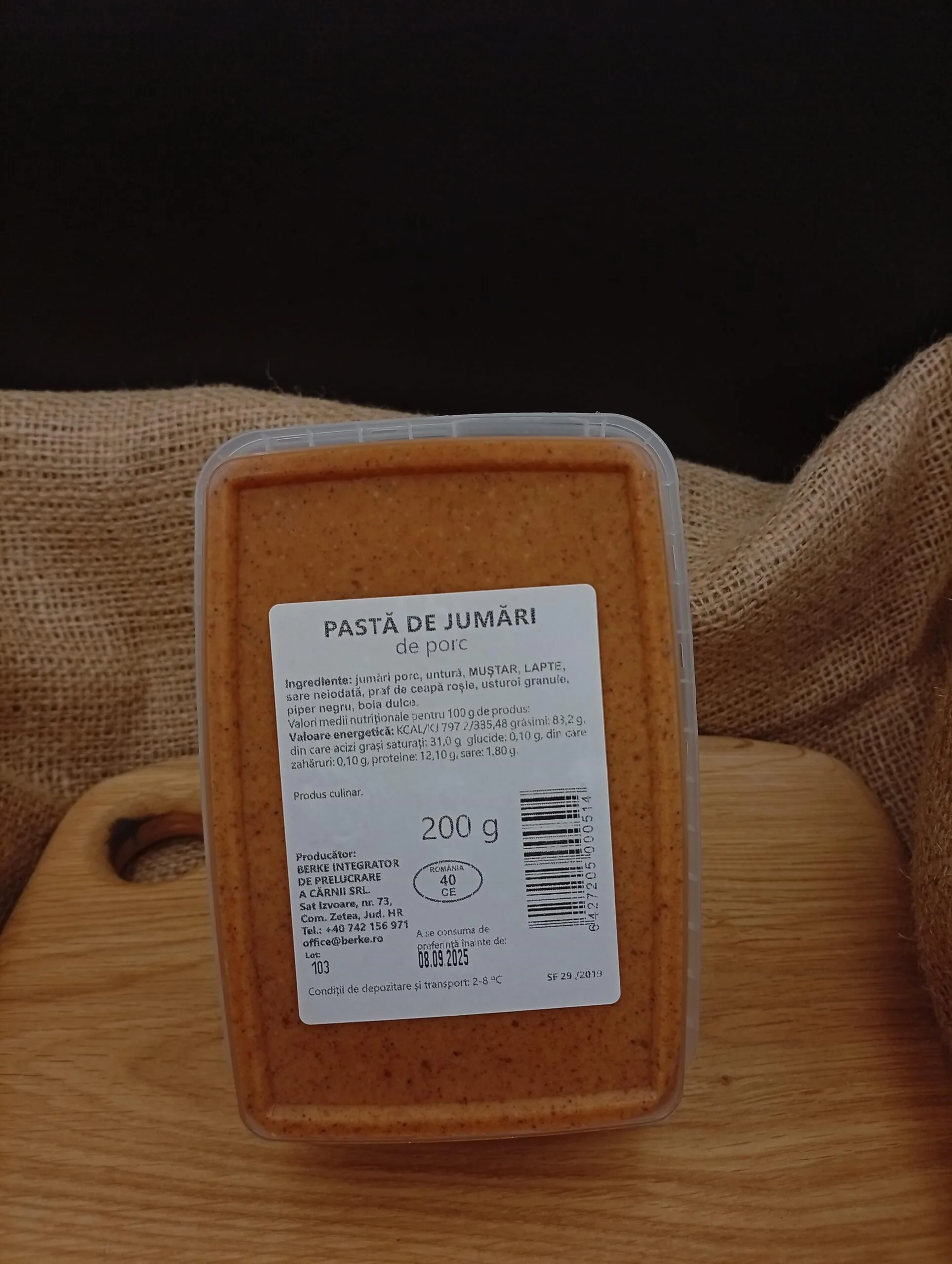 Pastă de Jumări de Porc | 200g - imagine 2