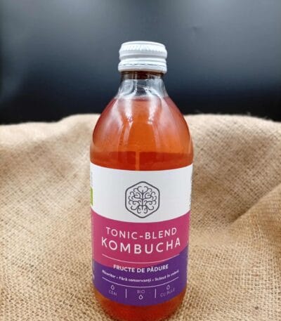 Băutură Kombucha cu fructe de padure