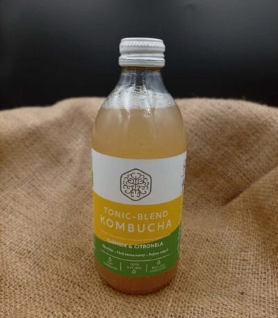 Băutură Kombucha cu ghimbir si citronela