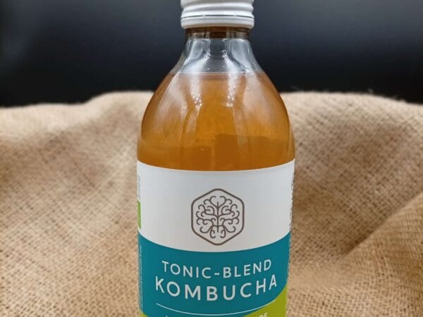 Băutură Kombucha cu menta si lamaie verde