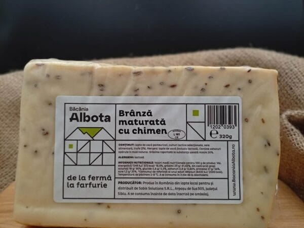Brânză maturată cu chimen
