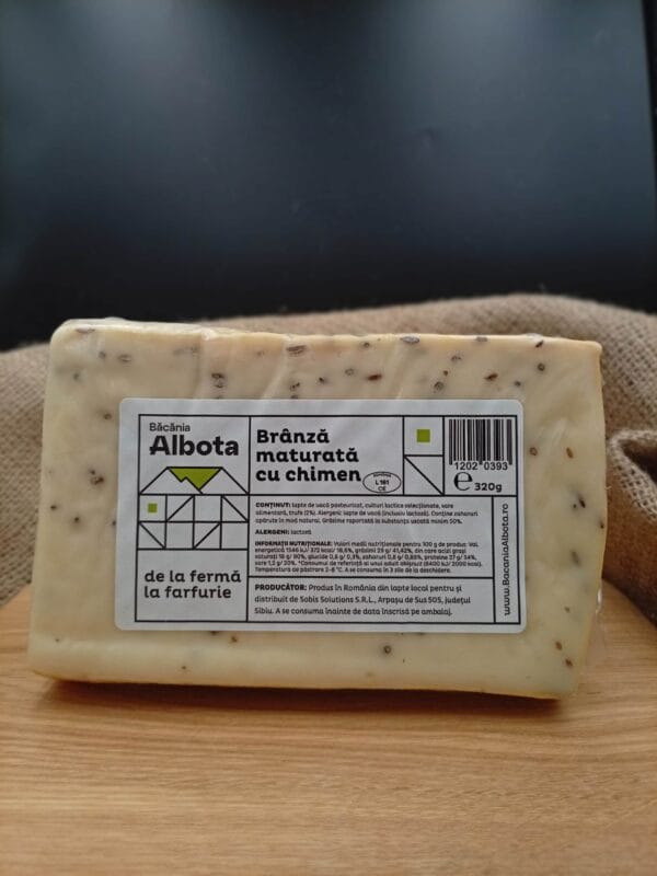 Brânză maturată cu chimen