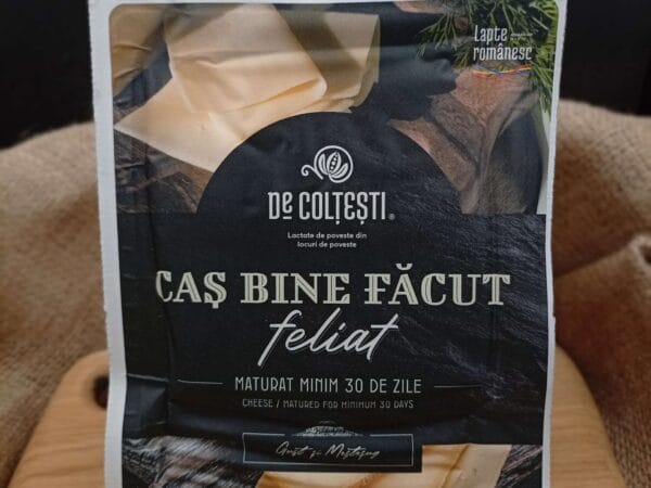 Caș bine făcut feliat
