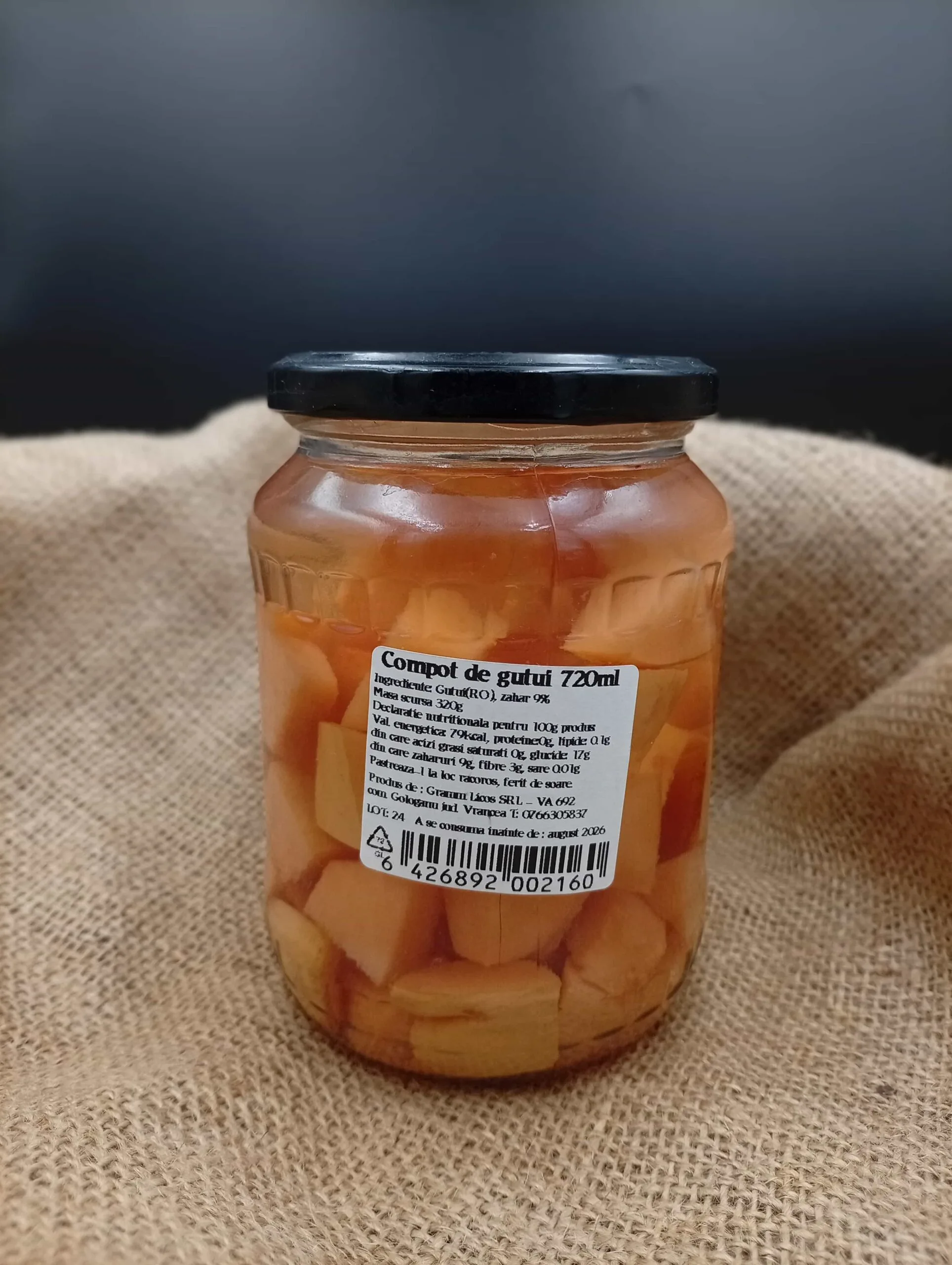 Compot de Gutui-720 ml | Gramador - imagine 2