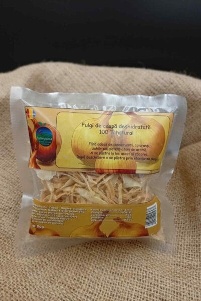 fulgi de ceapa deshidratata