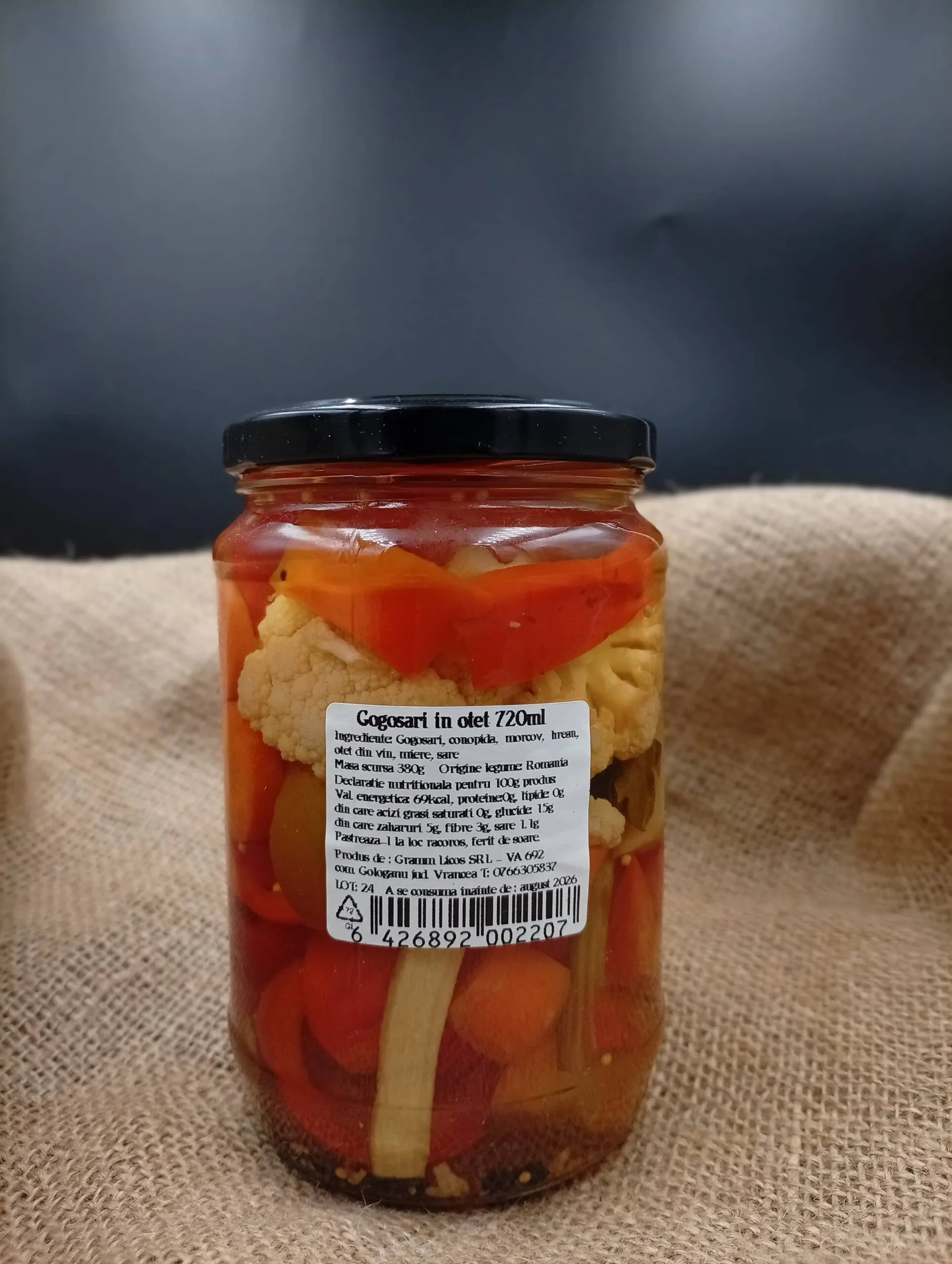 Gogoșari în Oțet-720 ml | Gramador - imagine 2