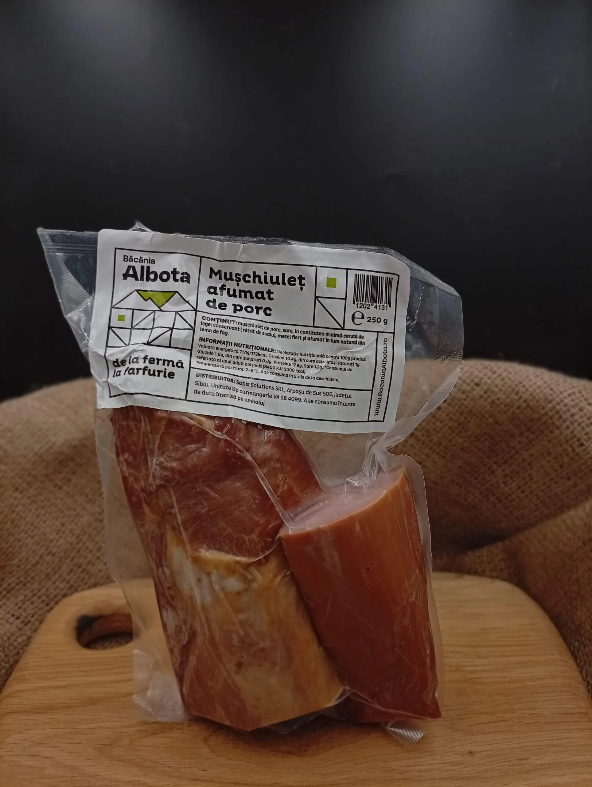Mușchiuleț de porc afumat