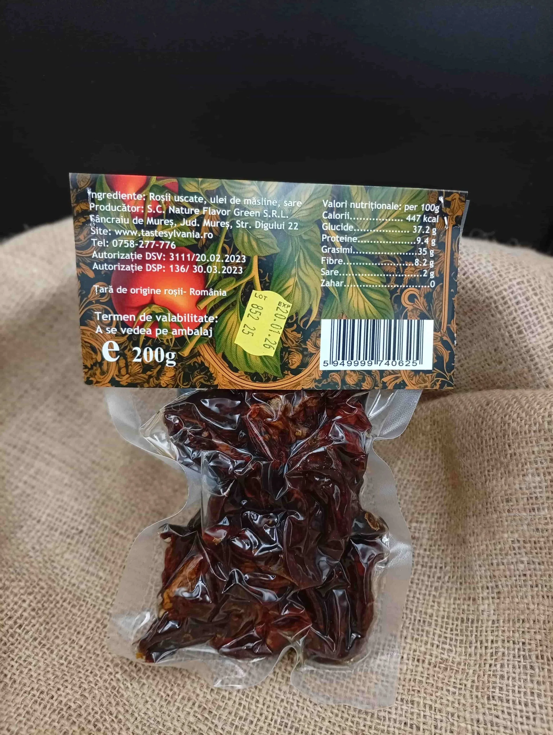 Roșii Uscate în Ulei de Măsline | 200g - imagine 2