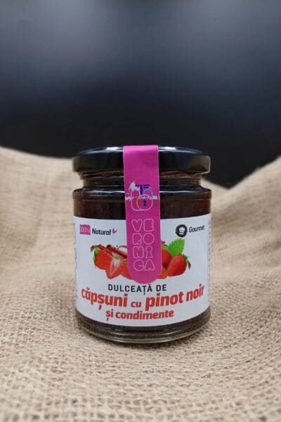 Dulceață de Căpșuni cu Pinot Noir