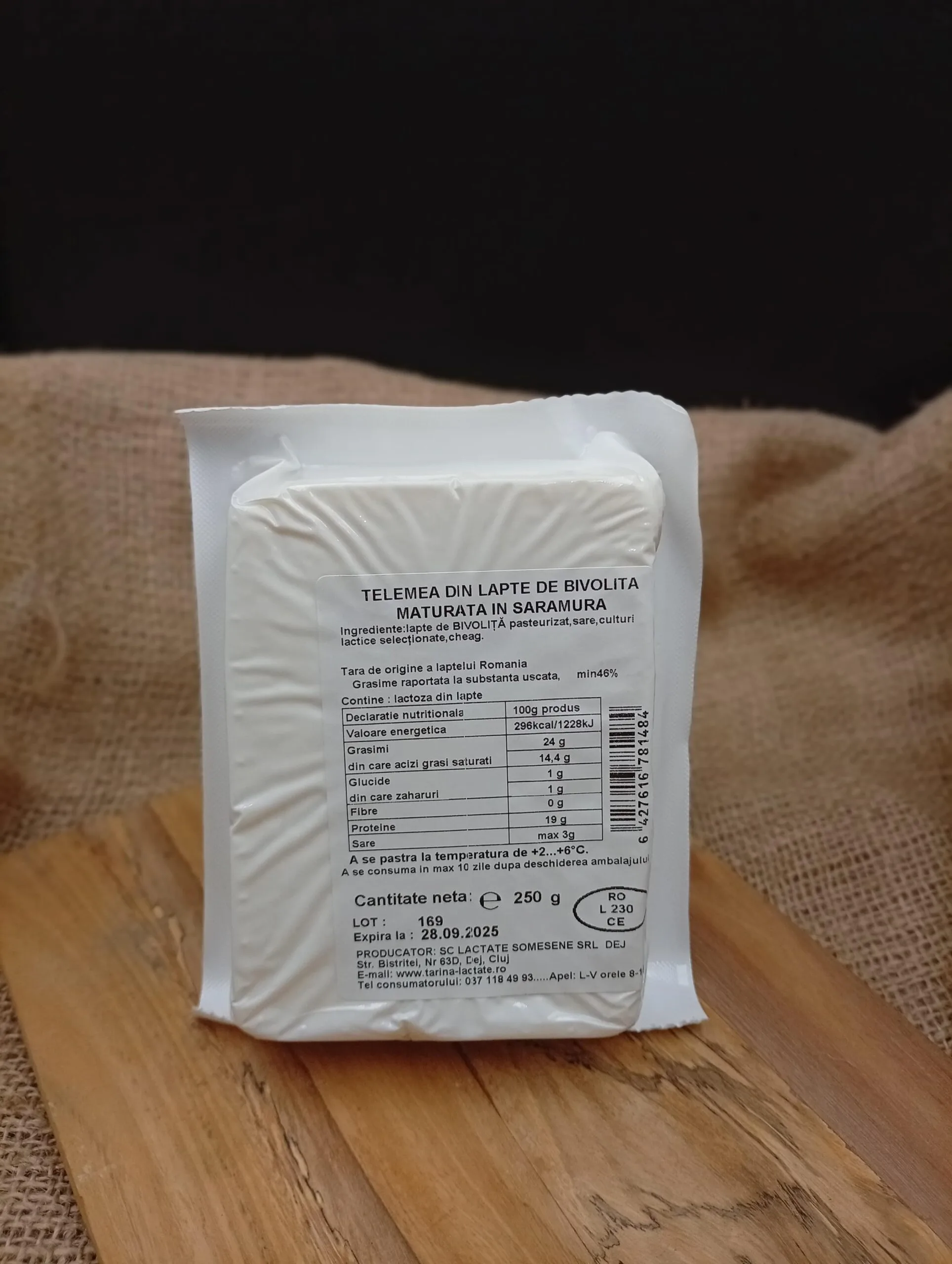 Telemea din Lapte de Bivoliță | 250g - imagine 2